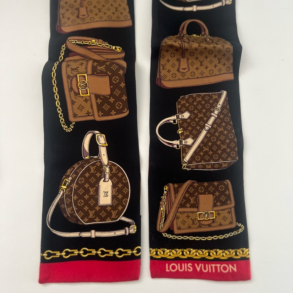 Louis Vuitton Bandeau “Tribute to Bandeau” M76235 Black, Brown, Red
